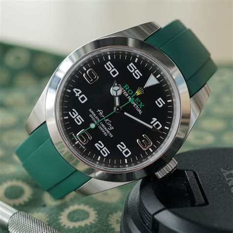 rolex air king verde|Rolex Air-King.